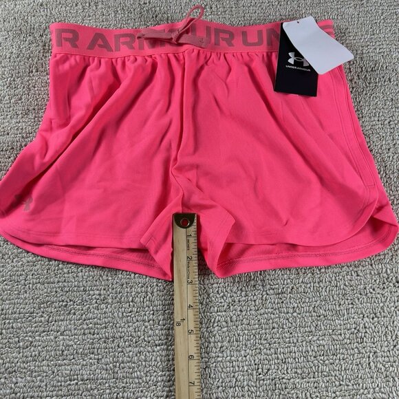 Under Armour Fly By Athletic Shorts Pink Girls Size Large - Picture 5 of 6